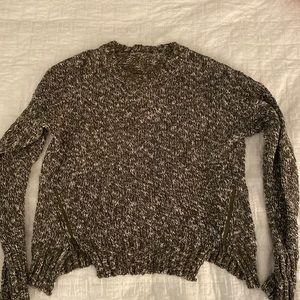 Impeccable Pig Green Knit Pullover Sweater Size M